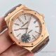 Swiss 3120 Replica Audemars Piguet Royal Oak Rose Gold Brown Leather (2)_th.jpg